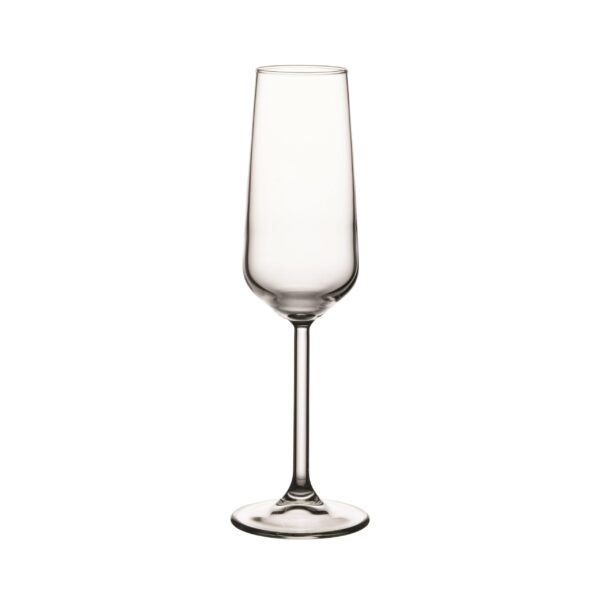 (6 stk) - CHAMPAGNE glas - Ø7 cm - Højde 22,6 cm - 195 ml - ALLEGRA