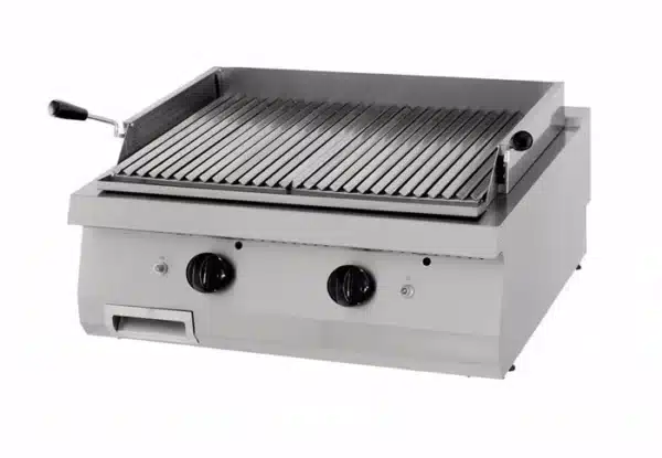 Lavastensgrill til Gas - dobbelt - B800 x D700 x H280 mm